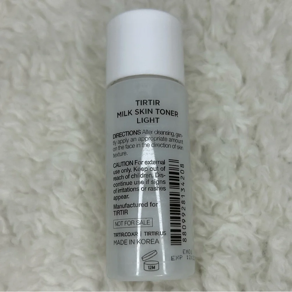 TirTir Milk Skin Toner Light Sample NEW